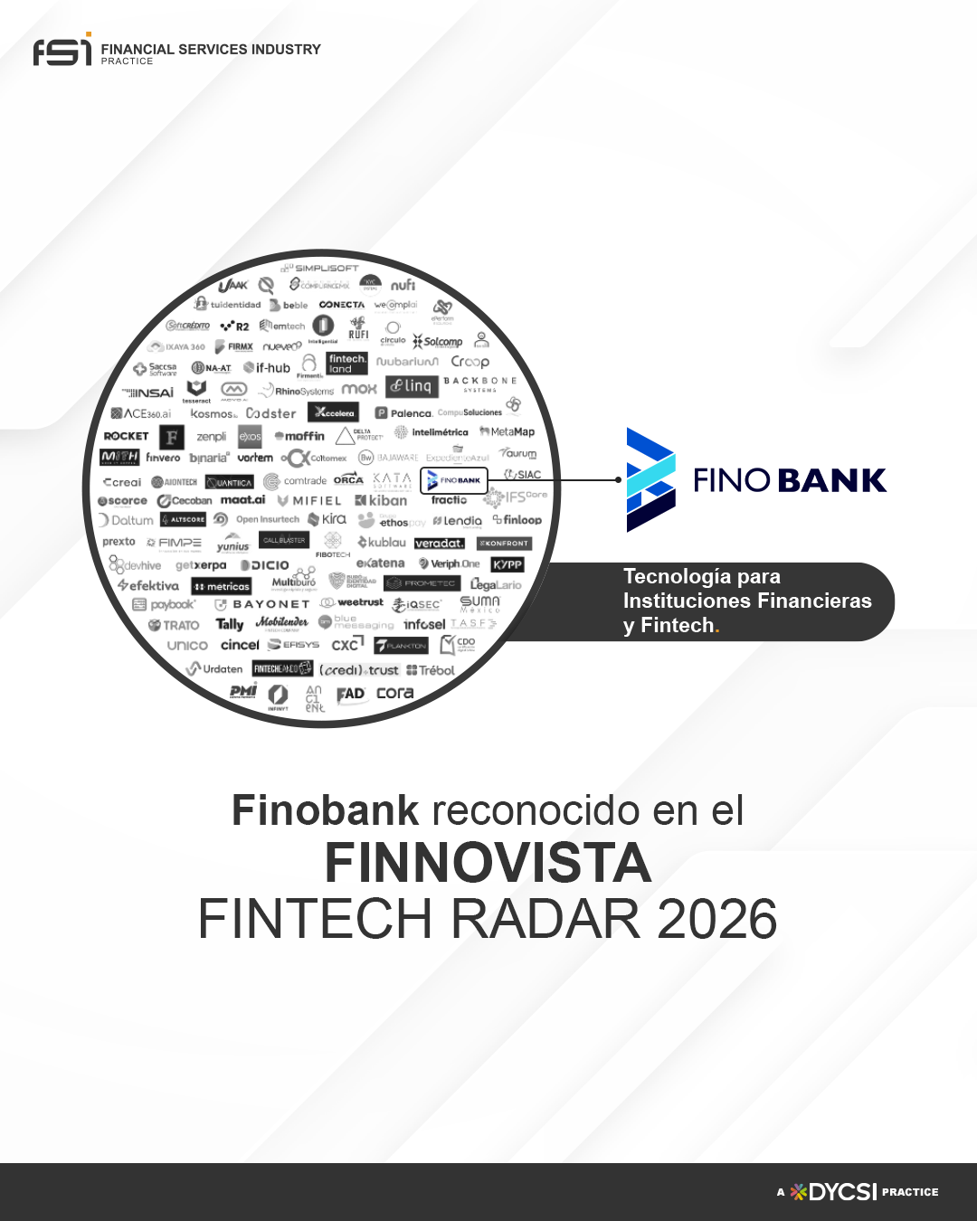 Featured image for “Finobank reconocido en el Finnovista Fintech Radar 2026”